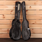 Eastman T186MX classic guitar case black with plush interior and chrome hardware