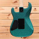 Charvel ProMod San Dimas Style 1 HSS FR electric guitar Aqua Flake with Floyd Rose tremolo bridge