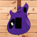 EVH Wolfgang Standard electric guitar Royalty Purple with dual humbuckers and figured maple top