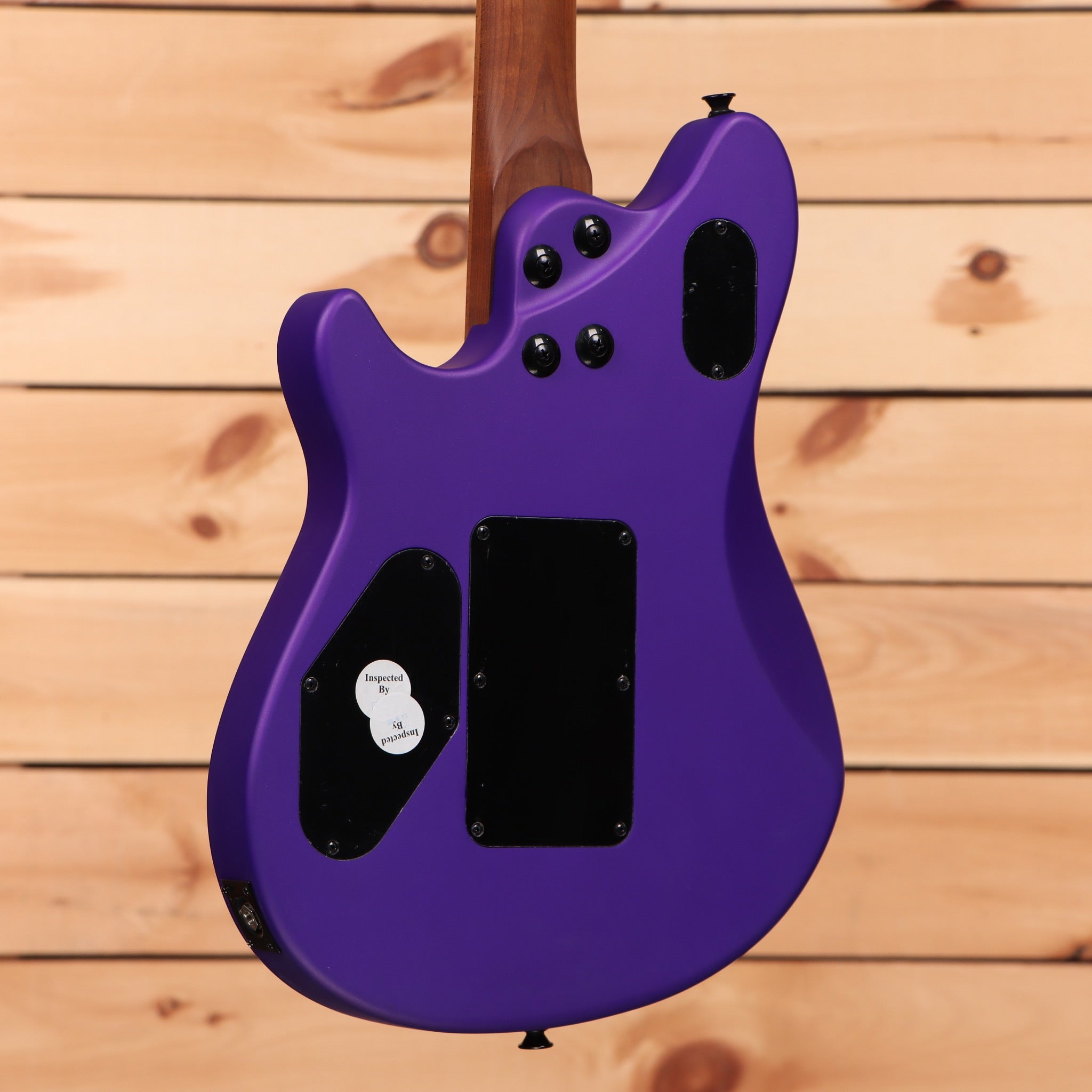 EVH Wolfgang Standard electric guitar Royalty Purple with black pickguard and humbuckers