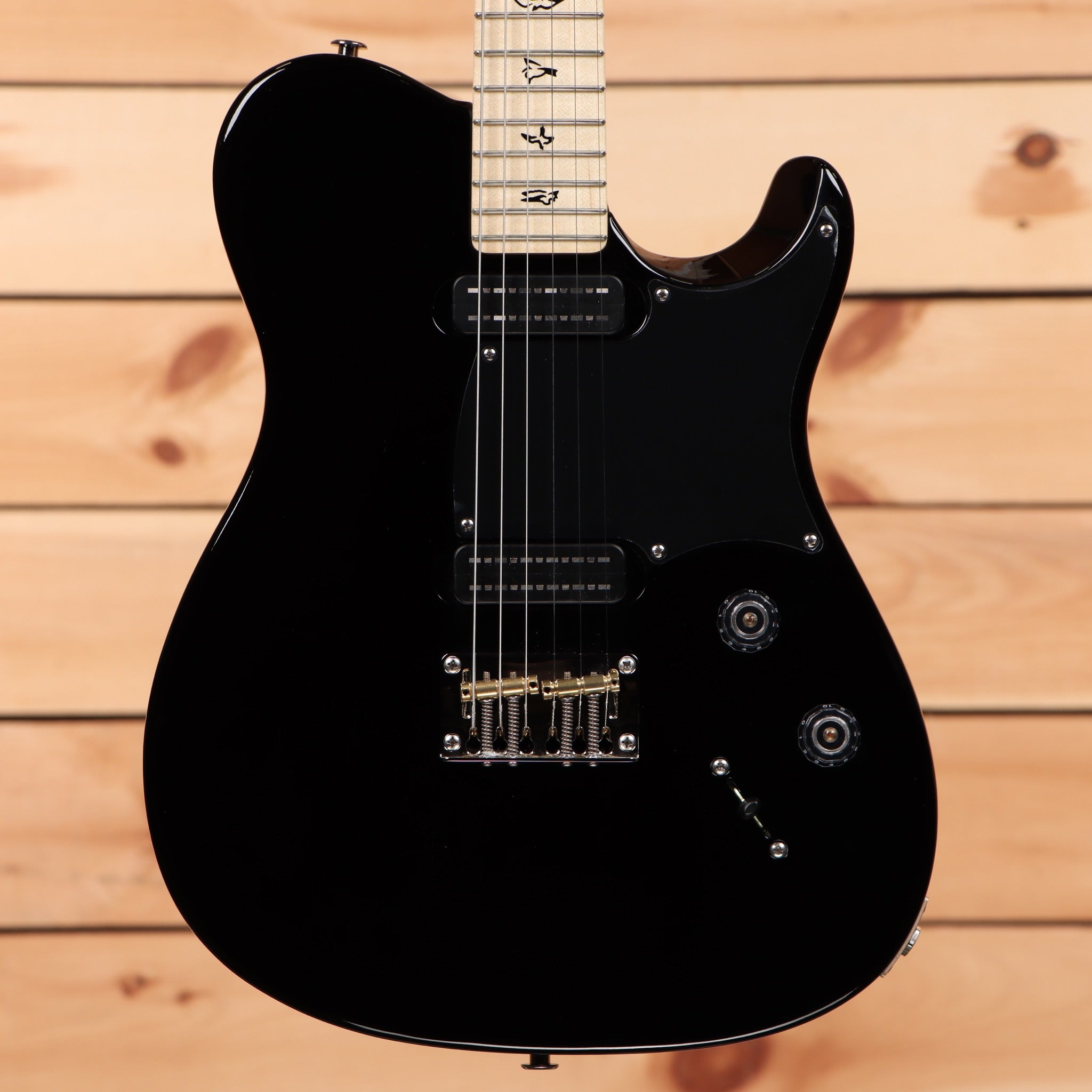 Paul Reed Smith NF 53 black electric guitar with dual humbucker pickups and maple neck