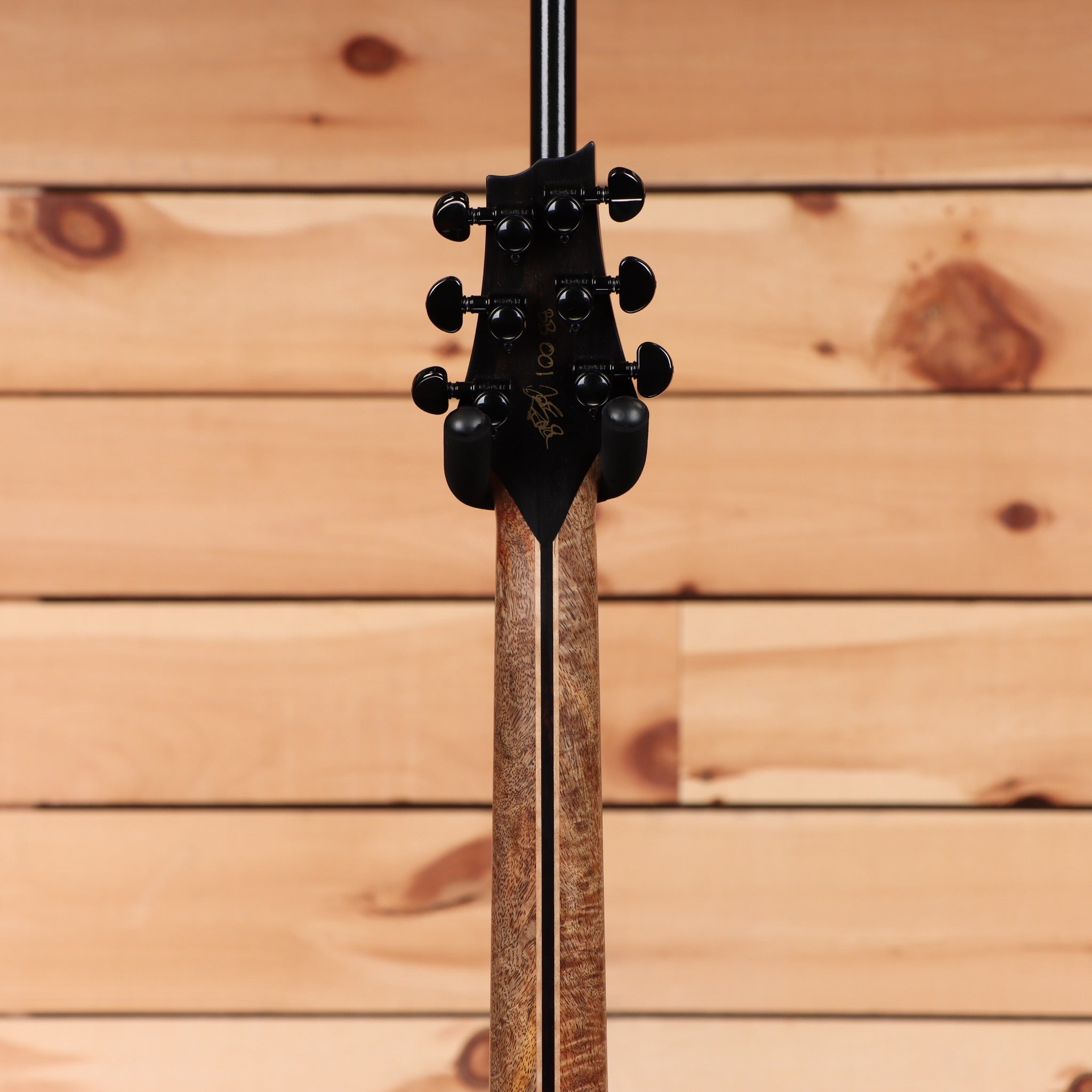 B3 SL Custom Prototype electric bass natural finish with rosewood fretboard and black hardware