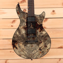 B3 SL Custom Deluxe electric guitar natural finish with dual humbucker pickups and figured wood body