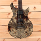 B3 SL Custom Deluxe electric guitar natural finish with dual humbucker pickups and figured wood body