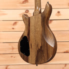 B3 SL Custom Deluxe electric bass natural finish rear view black pickguard
