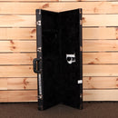 B3 SL Custom Deluxe electric bass guitar case black with chrome hardware and plush interior