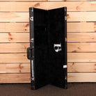 B3 SL Custom Deluxe electric bass guitar case black with chrome hardware and plush interior