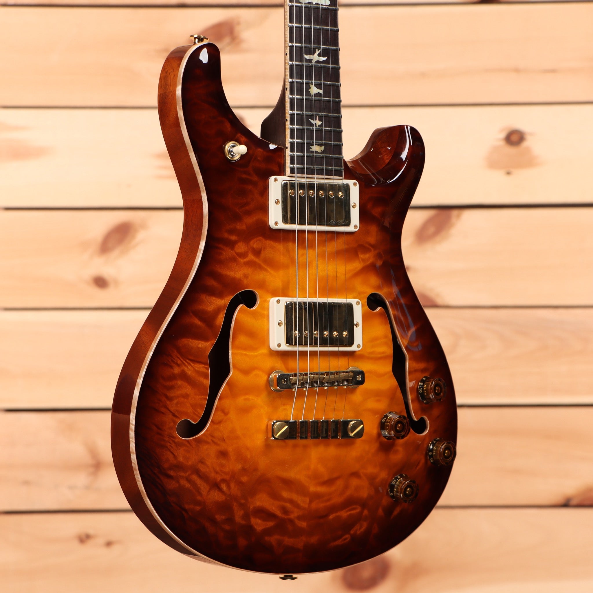 Paul Reed Smith Private Stock McCarty Hollowbody I semi-hollow electric guitar McCarty Glow with dual humbuckers