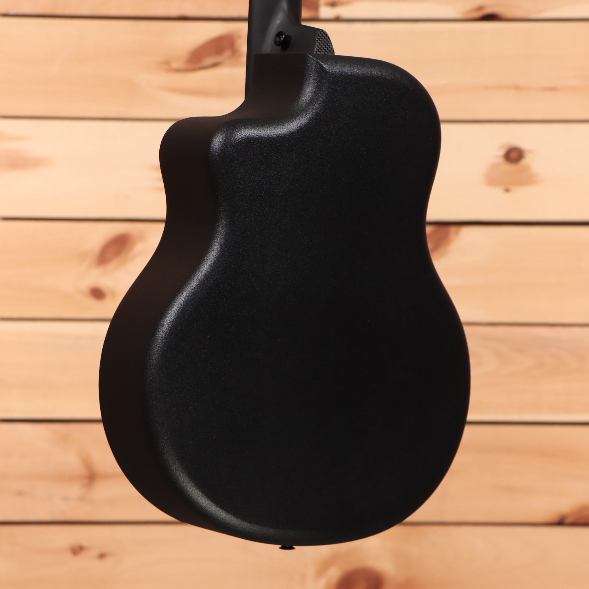 McPherson Carbon Touring acoustic guitar black finish with cutaway body shape