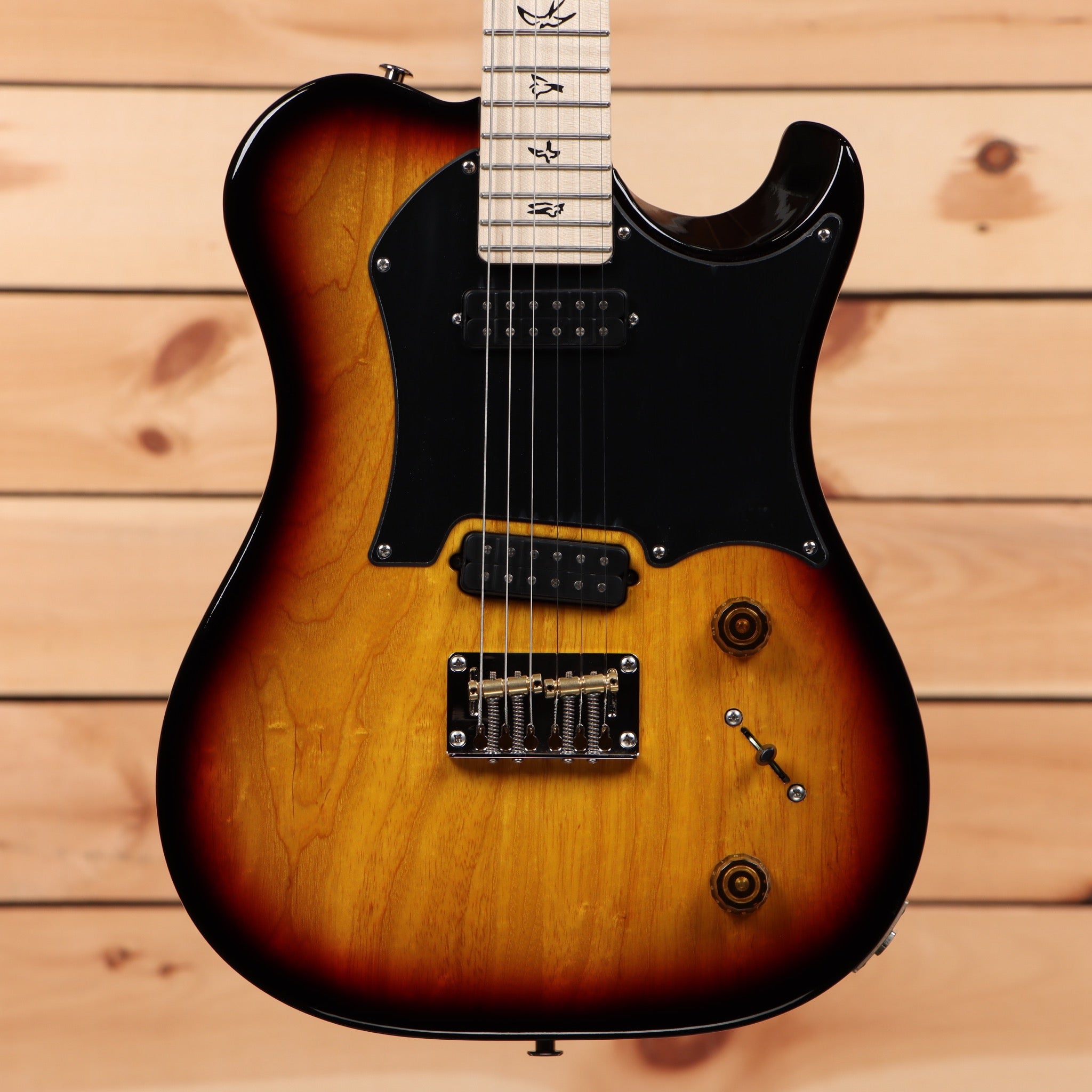 Paul Reed Smith Myles Kennedy tri-color sunburst electric guitar with humbucker pickups and maple neck