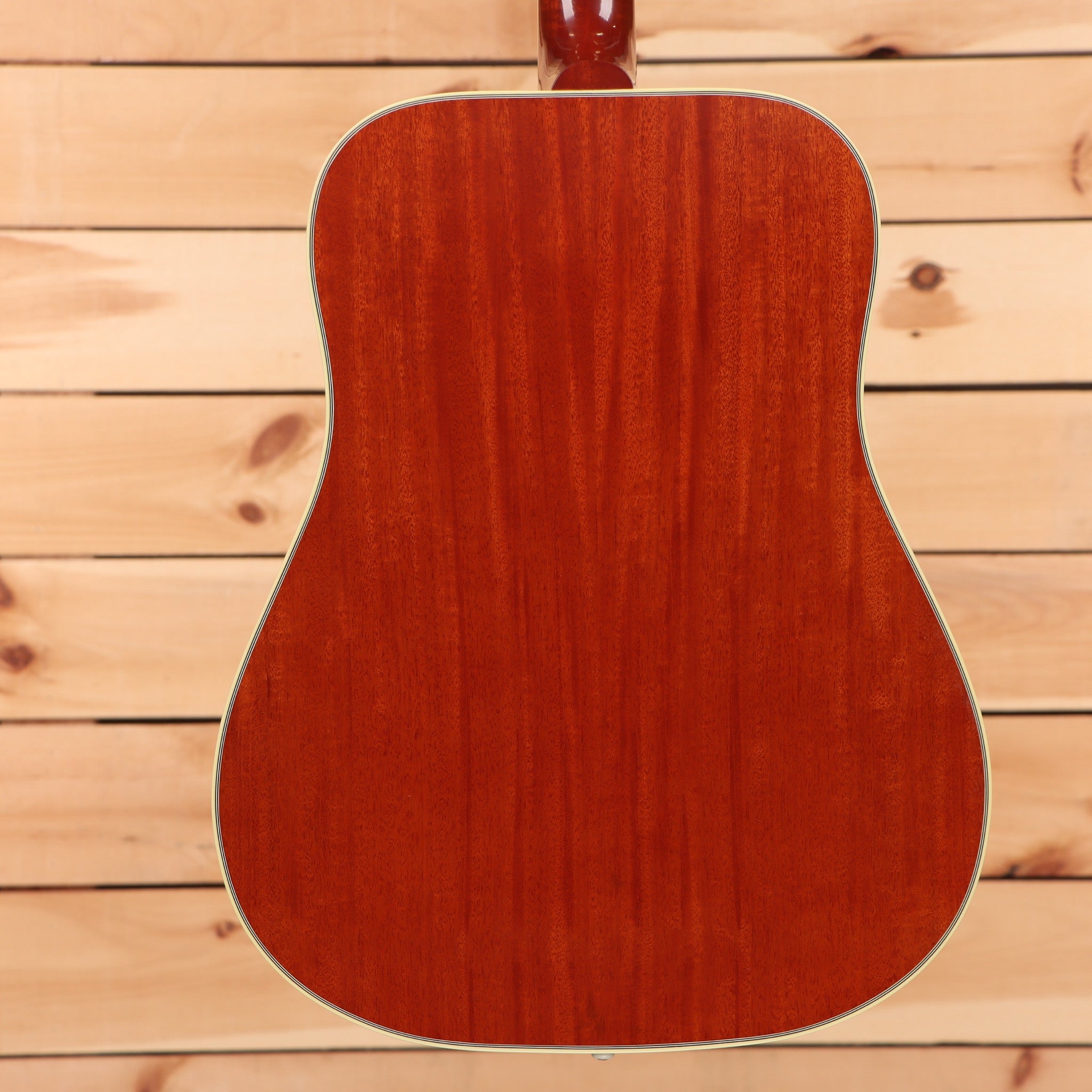 Gibson 1960 Hummingbird acoustic guitar Heritage Cherry Sunburst with fixed bridge and dreadnought body shape