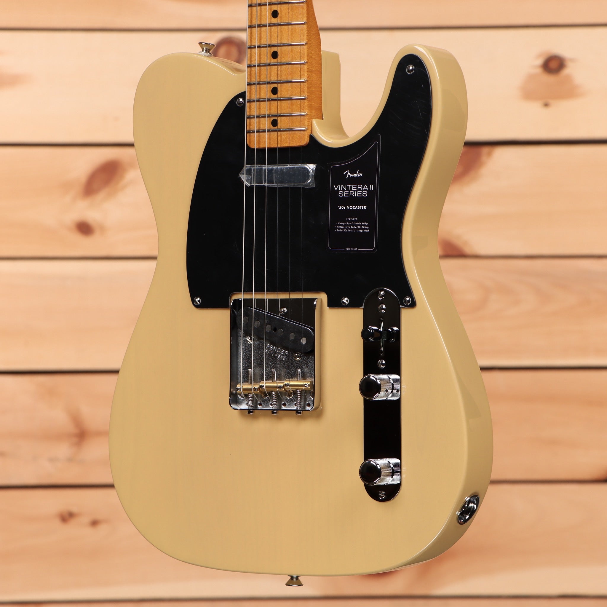 Fender Vintera II 50s Nocaster - Blackguard Blonde – Righteous Guitars