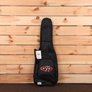 EVH Frankenstein Relic Series black electric guitar gig bag with red striped logo