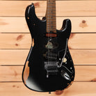 EVH Frankenstein Relic Series black electric Stratocaster with Floyd Rose tremolo system