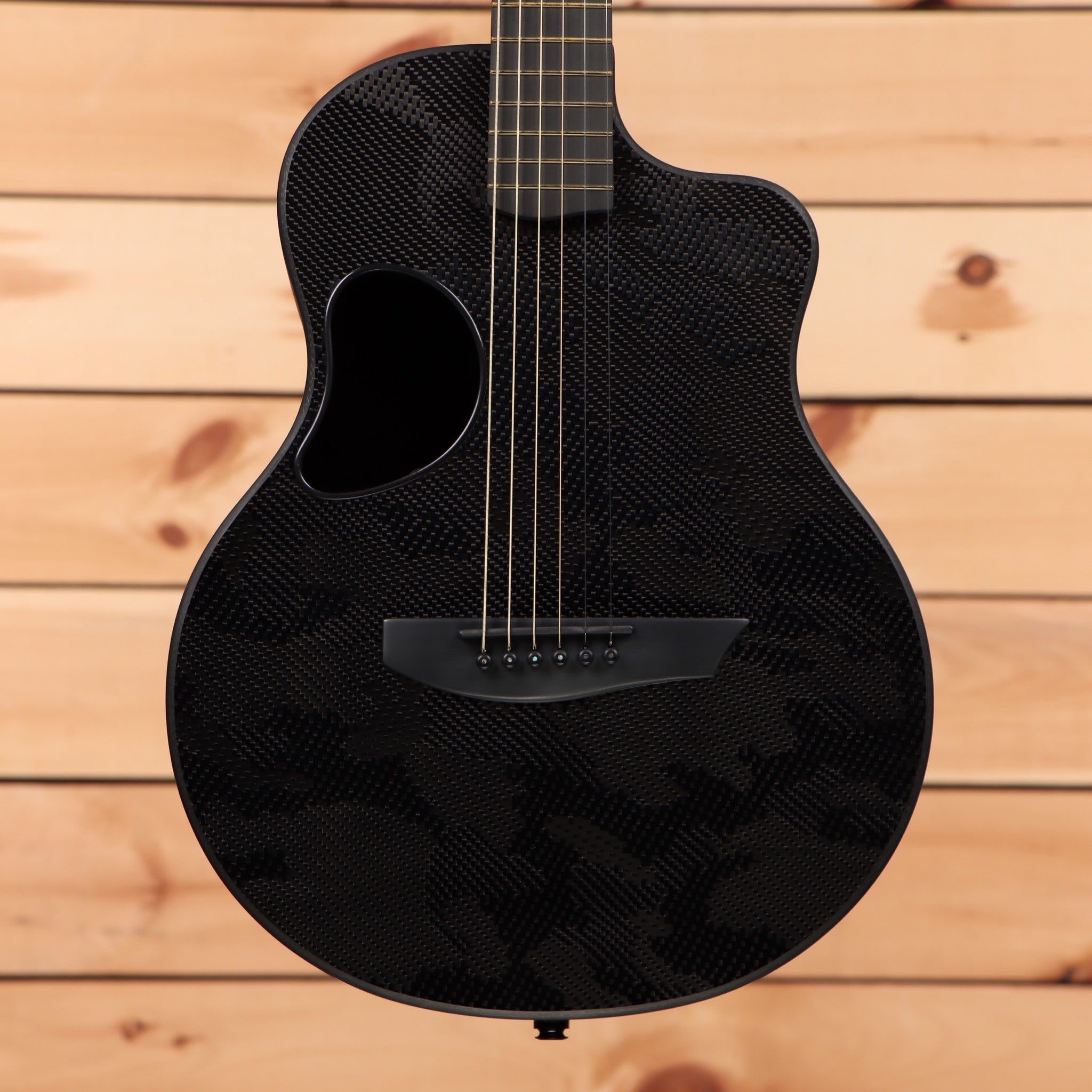 McPherson Carbon Touring Camo acoustic guitar with carbon fiber body and cutaway design