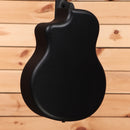McPherson Carbon Touring acoustic guitar black finish with curved body shape
