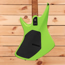 Ernie Ball Music Man Kaizen 6 electric guitar Kryptonite with black pickguard and maple neck