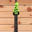 Ernie Ball Music Man Kaizen 6 electric guitar Kryptonite with black spherical tuning machines