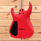 Jackson Pro Plus Series Dinky MDK7 HT electric guitar satin red with humbucker pickups