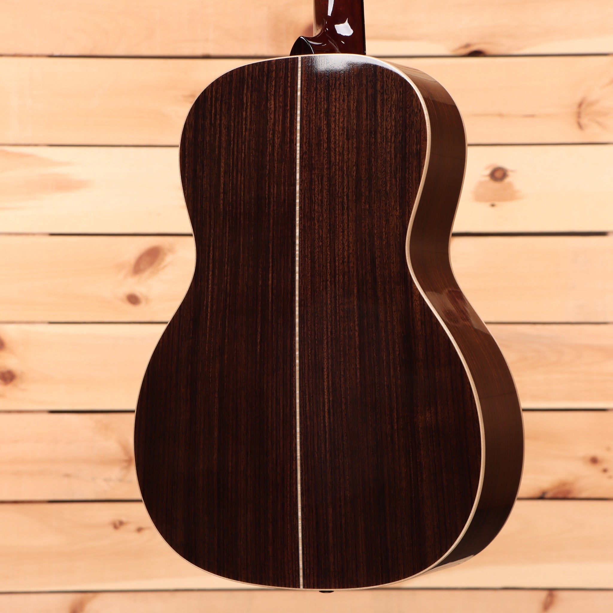 Boucher HG56B acoustic guitar Gold Touch Sunburst finish with white center stripe binding