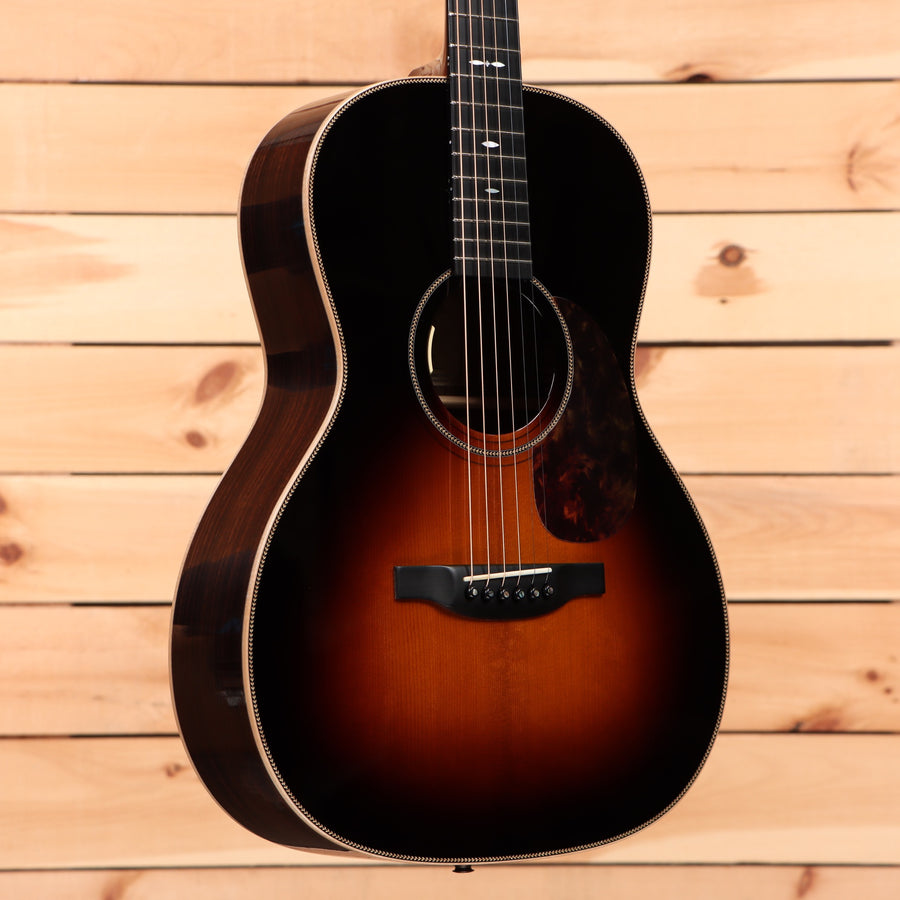 Boucher HG56B acoustic guitar Gold Touch Sunburst finish with pearl dot inlays