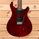 Paul Reed Smith SE CE 24 electric guitar Black Cherry with flamed maple top and dual humbuckers