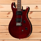 Paul Reed Smith SE CE 24 Black Cherry electric guitar with flamed maple top and tremolo bridge