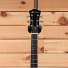Eastman T186MX classical guitar black finish with pale green tuning pegs