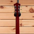 Eastman T186mx classical guitar burgundy finish with pale green tuning machines