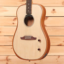 Fender Highway Series Dreadnought acoustic guitar natural finish with rosewood bridge and binding