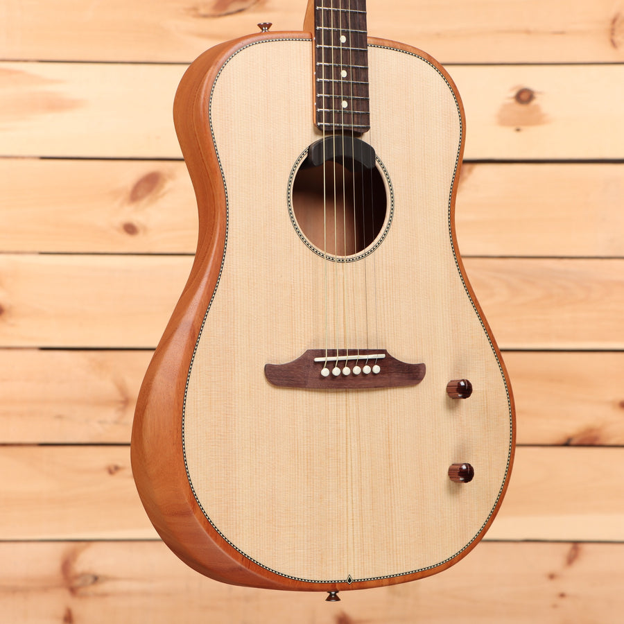 Fender Highway Series Dreadnought acoustic guitar natural finish with rosewood bridge and binding