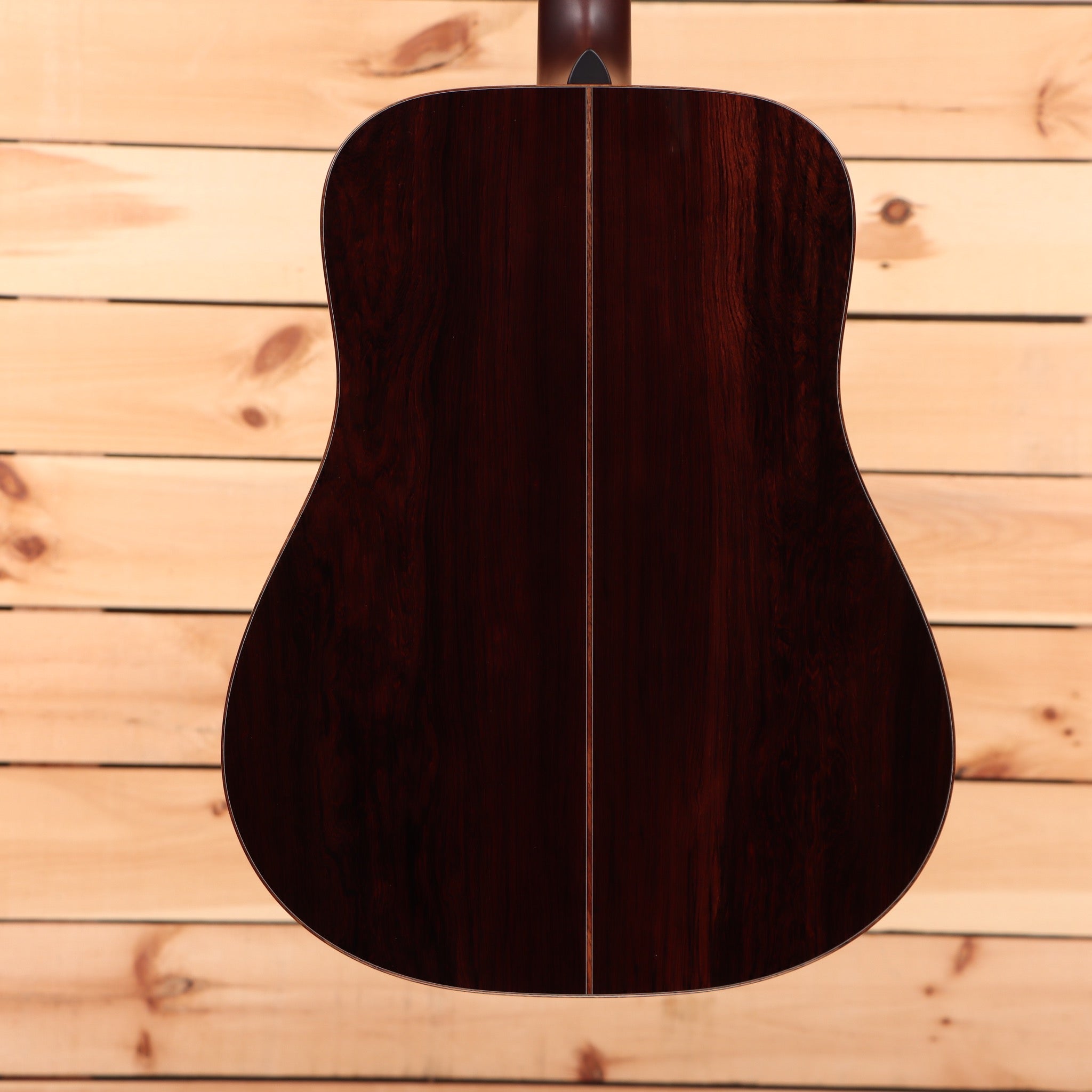 Boucher SG152MV dreadnought acoustic guitar natural finish with center seam back detail