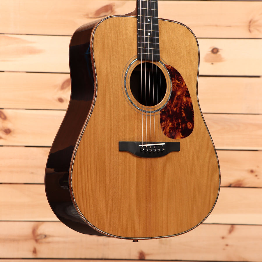 Boucher SG152MV dreadnought acoustic guitar natural finish with tortoiseshell pickguard