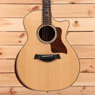 Taylor 814ce Grand Auditorium acoustic-electric guitar natural finish pre-owned with venetian cutaway