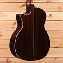 Pre-owned Taylor 814ce Grand Auditorium acoustic-electric guitar natural finish with venetian cutaway