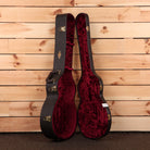 Pre-owned Taylor 814ce Grand Auditorium acoustic-electric guitar natural finish with burgundy velvet-lined case