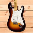 Fender Custom Shop Jimmie Vaughan Stratocaster electric guitar 2-Color Sunburst with maple neck and white pickguard