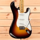 Fender Custom Shop Jimmie Vaughan Stratocaster wide fade 2-color sunburst electric guitar with maple neck and white pickguard