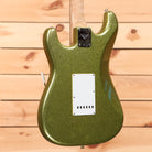 Fender Custom Shop Dick Dale Stratocaster electric guitar Chartreuse Sparkle with white pickguard