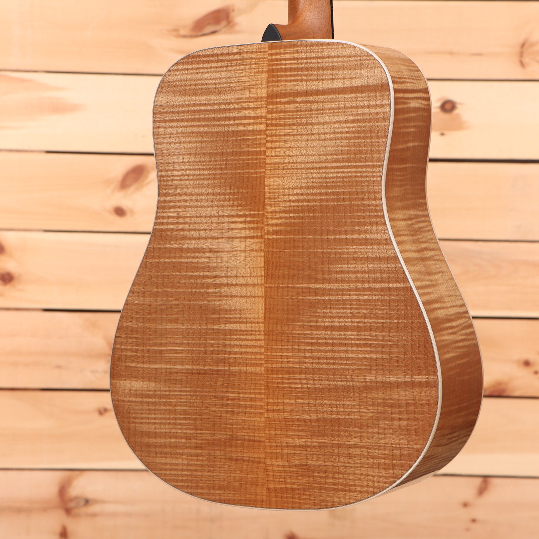 Boucher GRME1002D dreadnought acoustic guitar natural finish with white binding