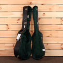 Martin D-19 190th Anniversary dreadnought acoustic guitar with dark green velvet interior case and chrome hardware