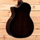 Taylor Builders Edition 814ce Grand Auditorium acoustic-electric guitar Blacktop with cutaway and white binding