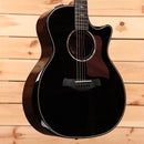 Taylor Builders Edition 814ce Grand Auditorium acoustic-electric guitar Blacktop with venetian cutaway