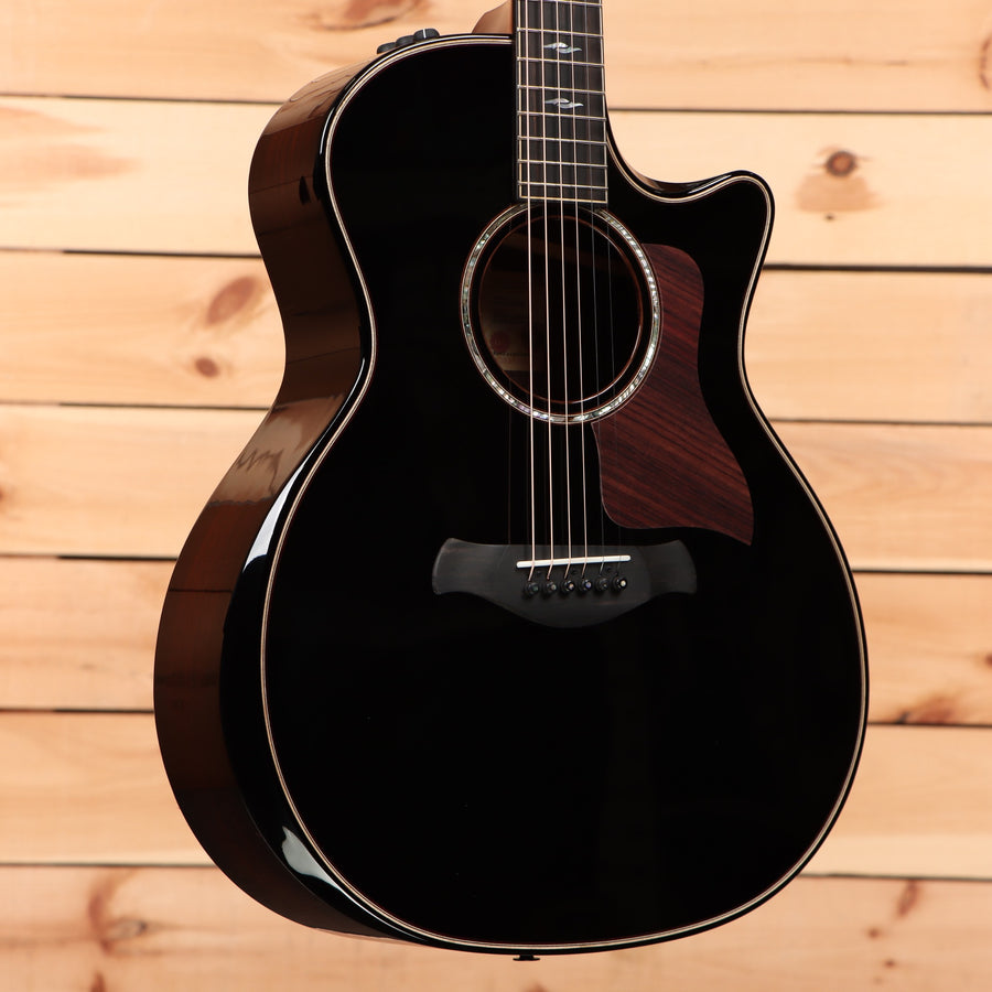 Taylor Builders Edition 814ce Grand Auditorium acoustic-electric guitar Blacktop with venetian cutaway