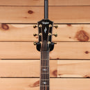 Taylor Builders Edition 814ce Grand Auditorium acoustic-electric guitar Blacktop with venetian cutaway and gold tuners