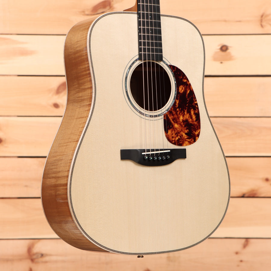 Boucher GR-BG-162-T Prototype acoustic dreadnought natural finish with tortoiseshell pickguard