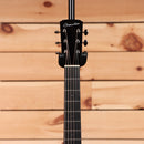 Boucher GR-BG-162-T prototype acoustic guitar natural finish with black headstock and rosewood fretboard