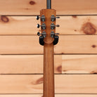 Boucher GR-BG-162-T acoustic guitar natural finish with chrome tuning machines and black soundhole covers