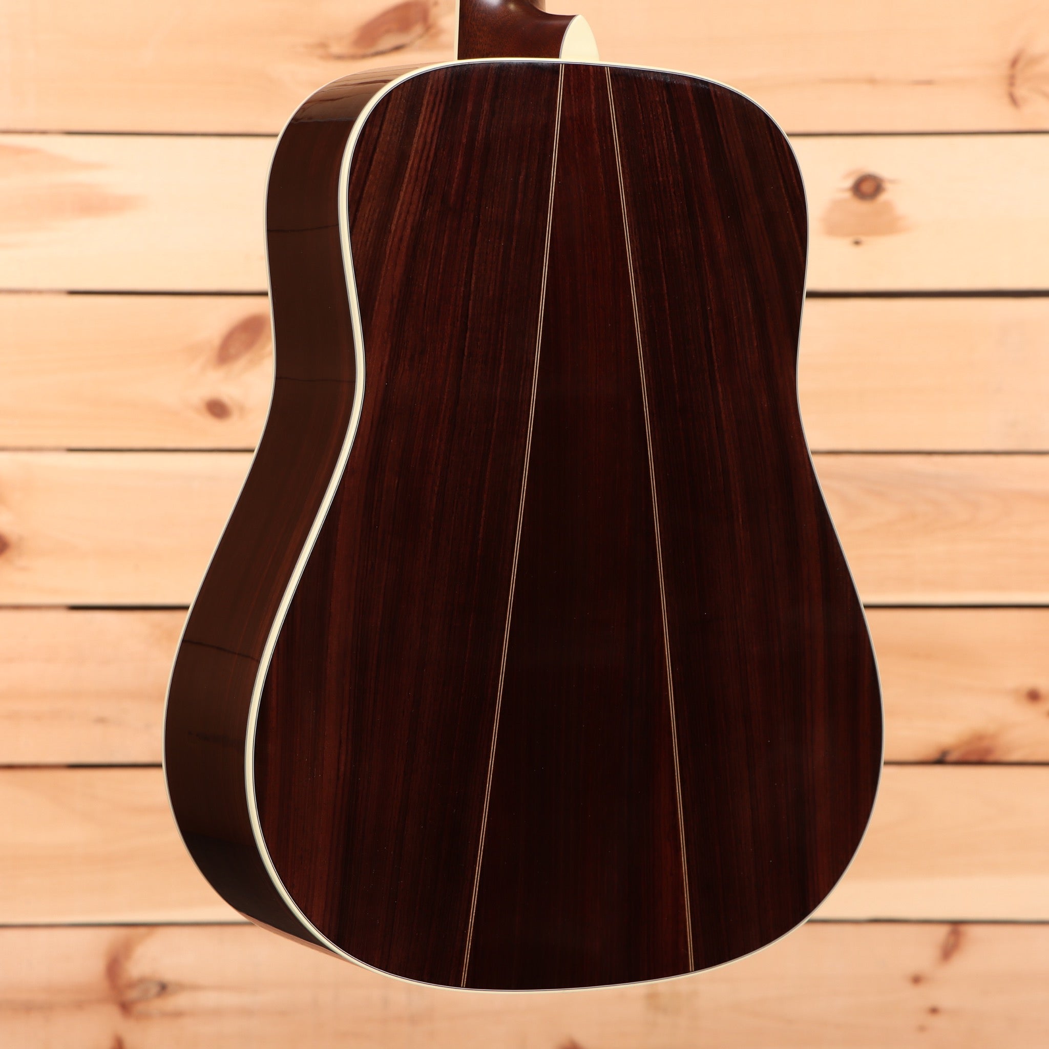 Martin D-35 dreadnought acoustic guitar natural finish with white binding and rosewood back and sides