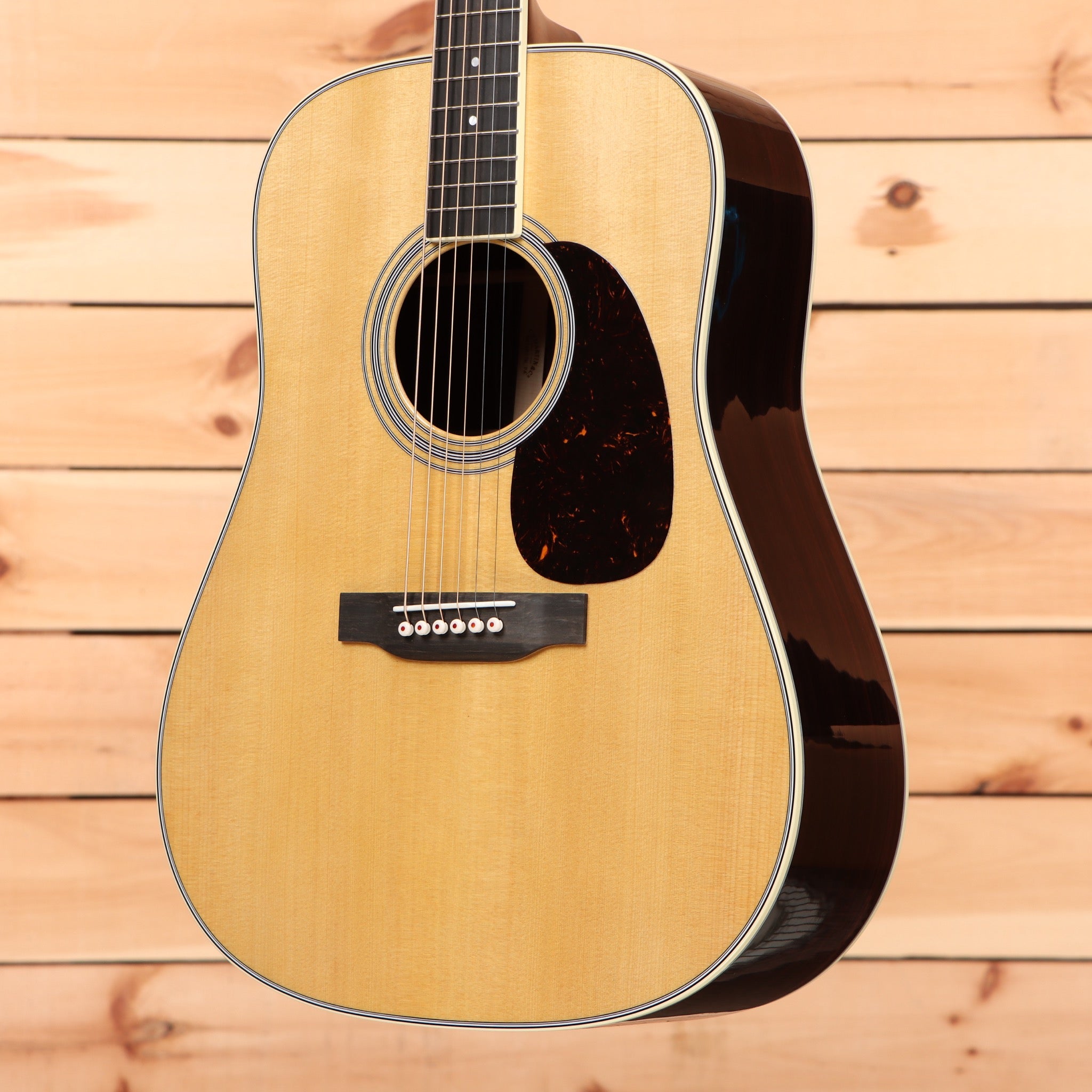Martin D-35 dreadnought acoustic guitar natural finish with rosewood back and sides
